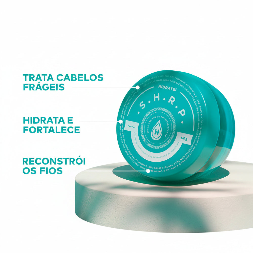 Hidratei Creme Capilar de Proteína Vegana S.H.R.P (50g)